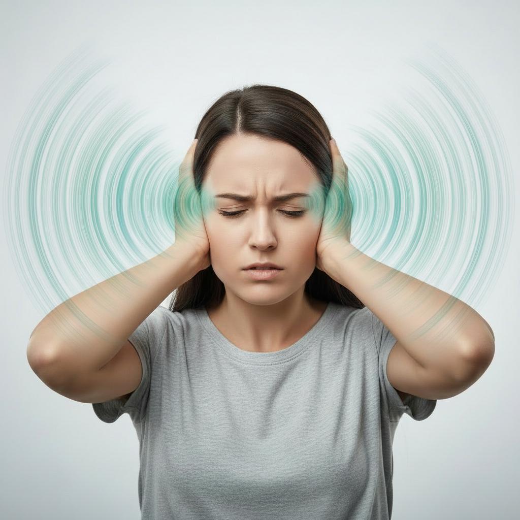 Paciente com incômodo auditivo e zumbido